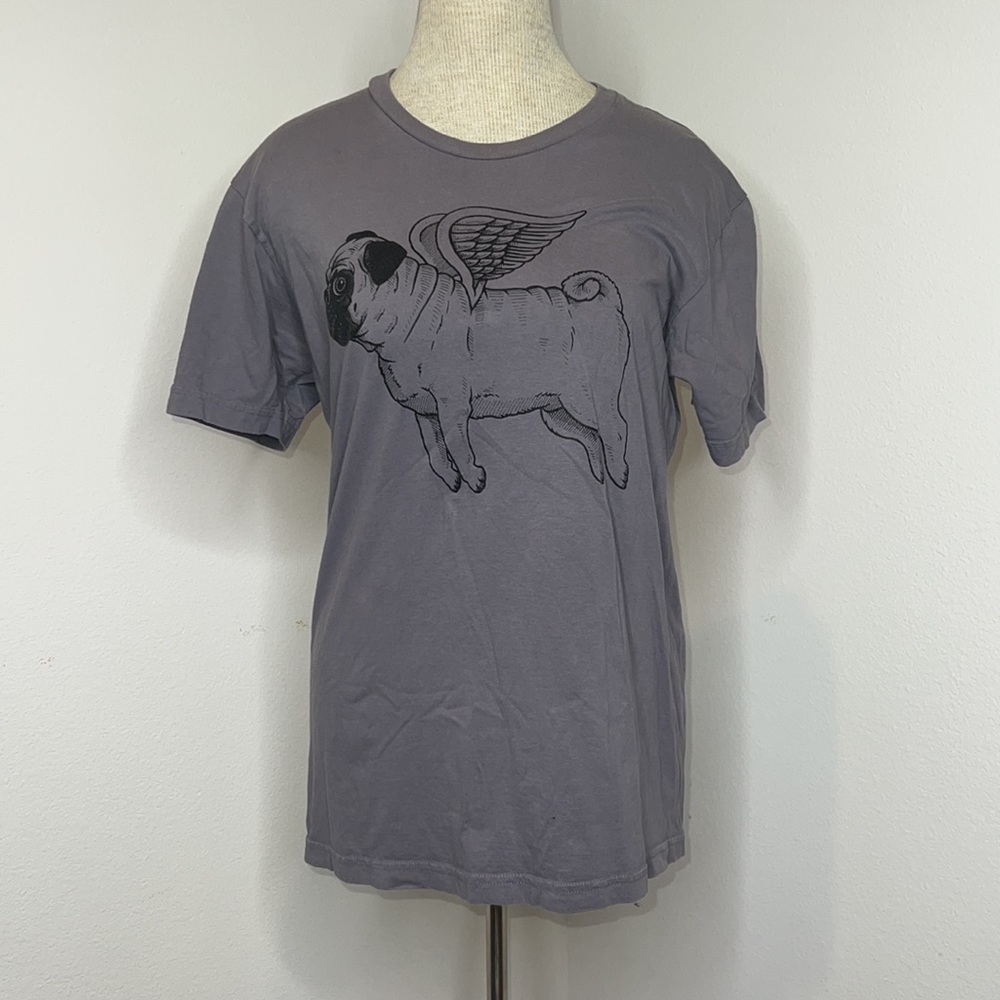 🔹 American Apparel When Pugs Fly Tee